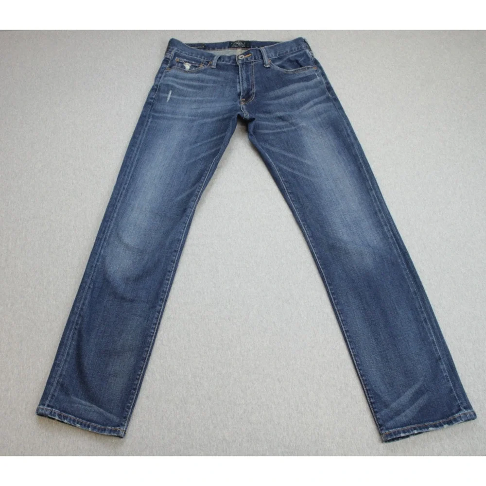 Lucky Brand Jeans Mens 31 x 32 Blue Cotton Blend Stretch 221 Original‎ Straight